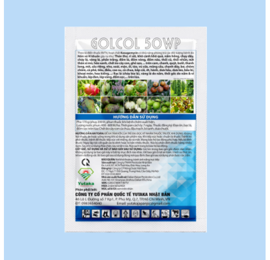 Thuốc trừ bệnh: GOLCOL 50WP ( SẠCH KHUẨN 300 YUTAKA )